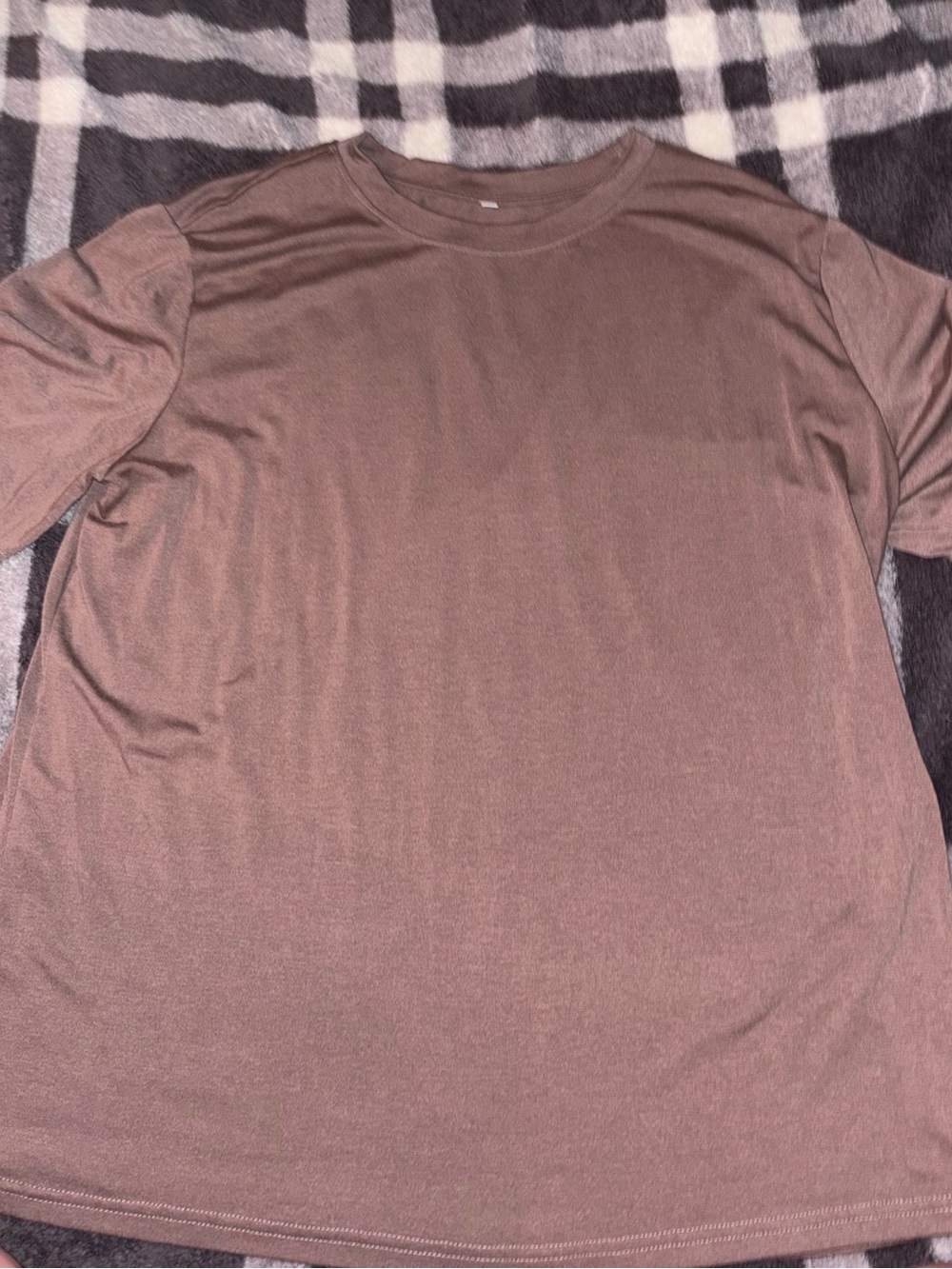 Crew Neck T-Shirt in Brown